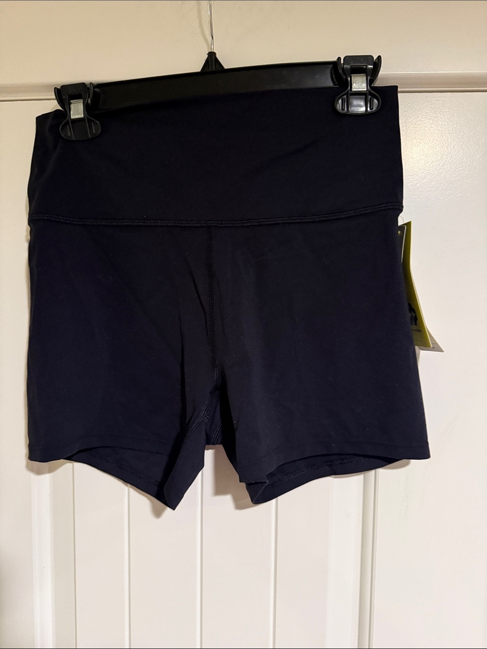 Women's High-Waist Athletic Biker Shorts - Black